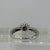 Diamond Cluster Crossover Ring 9ct 9k White Gold  - Size N