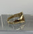 Signet Engraved Ring 9ct 9k Yellow Gold - Size V