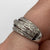 Diamond Ornate Crossover Band Ring 9ct 9k White Gold - Size O