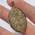 Floral Engraved Oval Locket Pendant 9ct 9k Yellow Gold