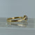 Diamond Trilogy Bypass Ring 18ct 18k Yellow Gold  - Size M