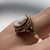 Cameo Open Shoulders Ring 9ct 9k Yellow Gold - Size M