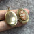 Carved Flower Cameo Style Picture Locket Pendant 9ct 9k Yellow Gold