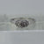 Diamond .17ct Cluster Ring 9ct 9K White Gold - Size M