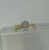 Diamond Illusion Solitaire Ring 18ct 18k Yellow Gold - Size O