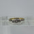 Antique Point Cut Diamond Trilogy Platinum 18ct 18k Yellow Gold - Size M 1/2