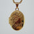 Foliate Baroque Engraved 'Mum' Locket Pendant  9ct 9k Yellow Gold