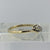 Diamond .10 Two Stone Bypass Twist Ring 9ct 9k Yellow Gold - Size Q