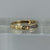 Champagne Diamond .25ct Half Eternity Band Ring 9ct 9k Yellow Gold - Size L 1/2