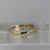 Dainty 5 Stone CZ Stacking Ring 9ct 9k Yellow Gold - Size L 1/2