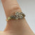 Diamond Twist Bypass Ring 9ct 9k Yellow Gold - Size J