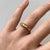 Antique Old Cut Diamond Boat Ring 18ct 18k Yellow Gold - Size L 1/2