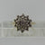 Diamond Tiered Cluster Ring 9ct 9k Yellow Gold  - Size P