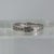 Diamond .05ct Half Eternity Ring 9ct 9k White Gold - Size O