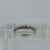 Diamond Illusion Set Twisted Band Ring 9ct 9k White Gold - Size L