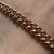 Antique Old Rose Gold T Bar Pendant Albert Chain Bracelet 9ct Stamped Links - 8"