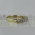 Half Eternity Cubic Zirconia Ring 9ct 9k Yellow Gold - Size P