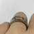 Diamond Chunky Band Ring 9ct 9k White Gold  - Size N 1/2