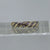 Diamond Twist Pave Set Band Ring 9ct 9k Yellow Gold - Size M 1/2