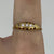 Antique Diamond .10ct Boat Ring 18ct 18k Yellow Gold - Size N