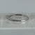 Diamond Wave Wishbone Style Ring 9ct 9k White Gold  - Size P