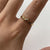 Diamond Two Stone Toi Et Moi Ring 18ct 18k Yellow Gold - Size N 1/2