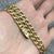 Italian Fancy Curb Chain Necklace Unique Closure 18k 750 Yellow Gold - 18"