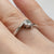 Diamond .15ct Cluster Bypass Ring 9ct 9k White Gold  - Size N