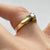 Diamond Solitaire .20ct High Shoulder Retro Ring 18ct 18k Yellow Gold - Size M