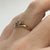 Antique Diamond Trilogy Bypass Ring 18ct 18k Yellow Gold - Size I 1/2