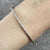 Twisted Minimal Italian Hinged Bangle Bracelet 9ct 9k White Gold