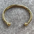 Solid Heavy Torque Bangle Bracelet 9ct 9k Yellow Gold 54.6g