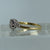 Diamond Platinum Twist Ring 18ct 18k Yellow Gold  - Size P