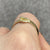 Belt Buckle Textured Ring 9ct 9k Yellow Gold - Size R