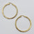 Textured Twist Hoop Earrings 9ct 9k Yellow Gold