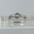 Morganite & Diamond Trilliant Cut Twist Ring 9ct 9k White Gold  - Size O