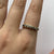 Half Eternity 5 Stone CZ Ring 9ct 9k Yellow Gold  - Size P