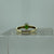 Tsavorite Green Garnet Solitaire Ring 9ct 9k Yellow Gold - Size N