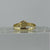 Belt Buckle Textured Ring 9ct 9k Yellow Gold - Size R