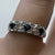 Sapphire & Diamond .12ct Ring 18ct 18k White Gold - Size J 1/2