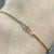 Celtic Design Dainty Chain Bracelet 9ct 9k Yellow Gold - 7" Inches