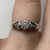 Diamond .10ct Solitaire With Accents Ring White Gold 9ct 9k - Size J