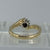 Diamond Cluster Crossover Bypass Ring 9ct 9k Yellow Gold  - Size K 1/2