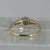 Diamond Solitaire Split Shoulder Ring 9ct 9k Yellow Gold  - Size P