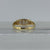 Antique Old Cut Diamond Boat Ring 18ct 18k Yellow Gold - Size L 1/2