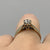 Diamond .25ct Solitaire Engagement Ring 9ct 9k Yellow Gold - Size L