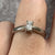 Unique Baguette Cut Diamond .36ct Solitaire Ring 950 Platinum - Size i 1/2