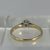 Diamond Solitaire .13ct Ring Yellow Gold 9ct 9k - Size O