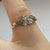 Diamond Twist Bypass Ring 9ct 9k Yellow Gold - Size J