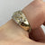 Diamond Pave Set Decorative Band Ring 9ct 9k Yellow Gold  - Size O